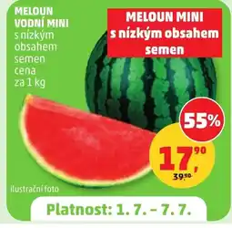 Penny Market Meloun vodní mini nabídka