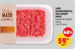 Penny Market Směs rozmělněných mas dobré maso nabídka