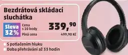Penny Market Bezdrátová skládací sluchátka nabídka