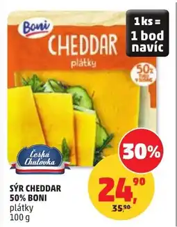 Penny Market Sýr cheddar 50% boni plátky nabídka
