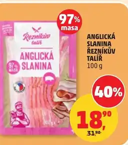 Penny Market Anglická slanina řezníkův talíř nabídka