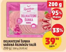 Penny Market Delikatesní šunka vařená řezníkův talíř nabídka