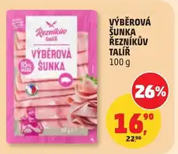 Penny Market Výběrová šunka řezníkův talíř nabídka