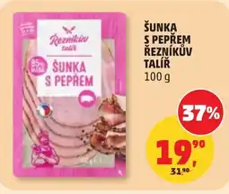 Penny Market Šunka s pepřem řezníkův talíř nabídka
