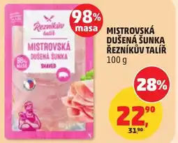 Penny Market Mistrovská dušená šunka řezníkův talíř nabídka