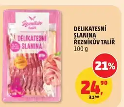 Penny Market Delikatesní slanina řezníkův talíř nabídka