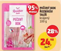 Penny Market Pečený bok řezníkův talíř krájený nabídka