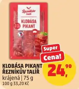 Penny Market Klobása pikant řezníkův talíř krájená nabídka
