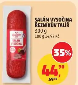 Penny Market Salám vysočina řezníkův talíř nabídka