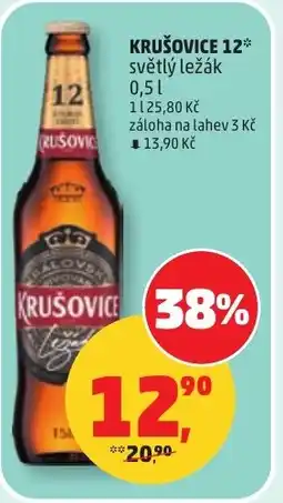Penny Market Krušovice 12 světlý ležák nabídka