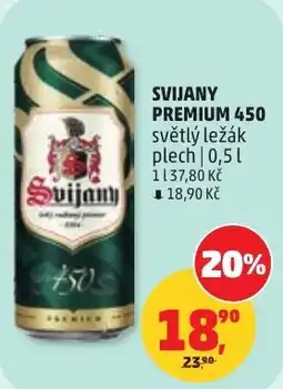 Penny Market Svijany premium 450 světlý ležák nabídka