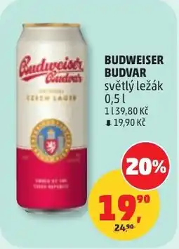 Penny Market Budweiser budvar světlý ležák nabídka