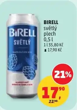 Penny Market Birell světlý plech nabídka