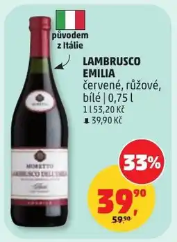 Penny Market Lambrusco emilia nabídka