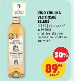 Penny Market Vino cibulka veltlínské zelené nabídka