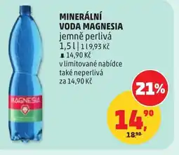 Penny Market Minerální voda magnesia jemně perlivá nabídka
