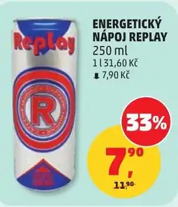 Penny Market Energetický nápoj Replay nabídka