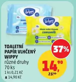 Penny Market Toaletní papír vlhčený wippy nabídka