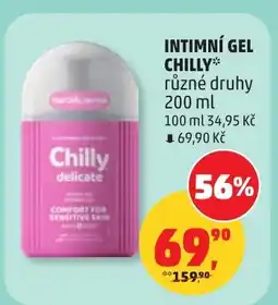 Penny Market Intimní gel chilly nabídka