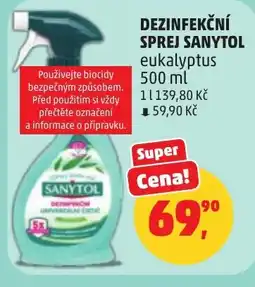 Penny Market Dezinfekční sprej sanytol eukalyptus nabídka