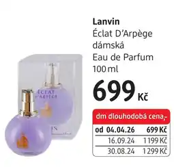 dm drogerie Lanvin Éclat D'Arpège dámská Eau de Parfum nabídka