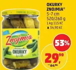 Penny Market Okurky znojmia 5-7 cm nabídka