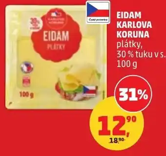 Penny Market Eidam karlova koruna plátky nabídka