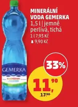 Penny Market Minerální voda gemerka nabídka