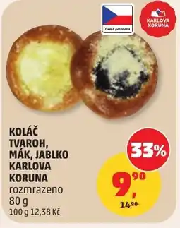 Penny Market Koláč tvaroh, mák, jablko karlova koruna nabídka