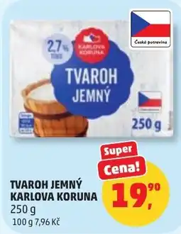 Penny Market Tvaroh jemný karlova koruna nabídka