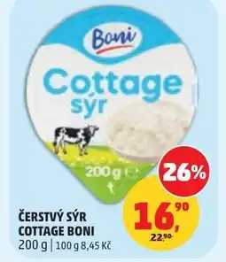 Penny Market Čerstvý sýr cottage boni nabídka