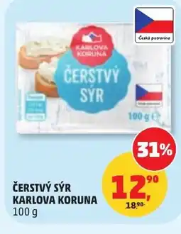 Penny Market Čerstvý sýr karlova koruna nabídka