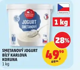 Penny Market Smetanový jogurt bílý karlova koruna nabídka