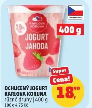 Penny Market Ochucený jogurt karlova koruna nabídka