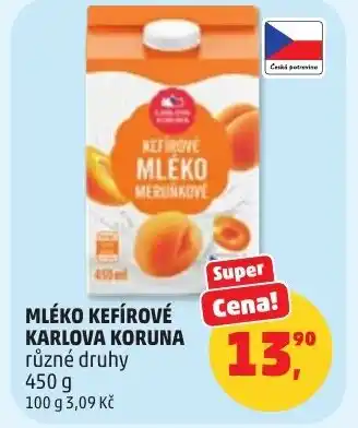 Penny Market Mléko kefírové karlova koruna nabídka