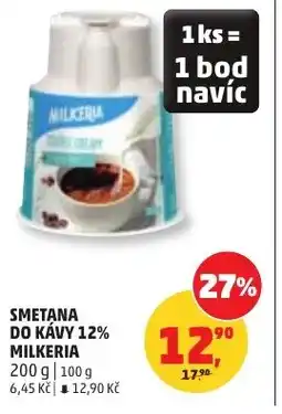 Penny Market Smetana do kávy 12% Milkeria nabídka