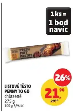 Penny Market Listové těsto penny to go nabídka