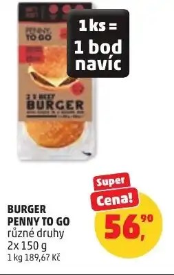 Penny Market Burger penny to go nabídka