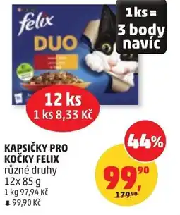 Penny Market Kapsičky pro kočky felix nabídka