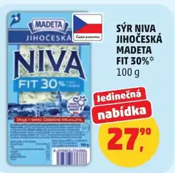 Penny Market Sýr niva jihočeská madeta fit 30% nabídka