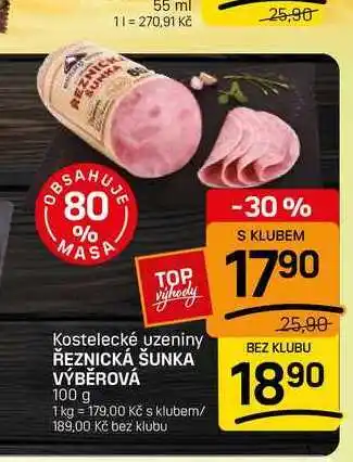 Flop ŘEZNICKÁ ŠUNKA VÝBĚROVÁ nabídka