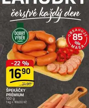 Flop ŠPEKÁČKY PRÉMIUM nabídka