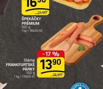 Flop FRANKFURTSKÉ PÁRKY nabídka
