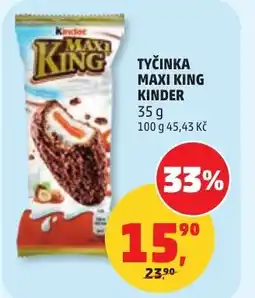 Penny Market Tyčinka maxi king kinder nabídka