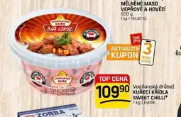 Flop KUŘECÍ KŘÍDLA SWEET CHILLI* 1 kg | kyblík nabídka