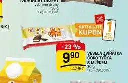 Flop VESELÁ ZVÍŘÁTKA ČOKO TYČKA S MLÉKEM nabídka