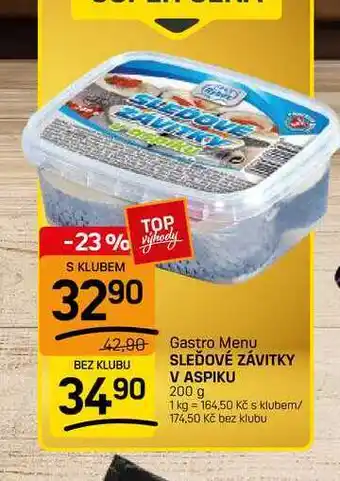 Flop SLEĎOVÉ ZÁVITKY V ASPIKU nabídka
