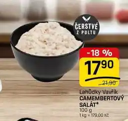 Flop CAMEMBERTOVÝ SALÁT nabídka
