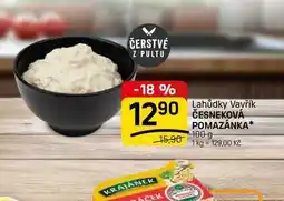 Flop ČESNEKOVÁ POMAZÁNKA nabídka