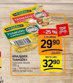 Flop KRAJÁNEK TVARŮŽKY vybrané druhy nabídka